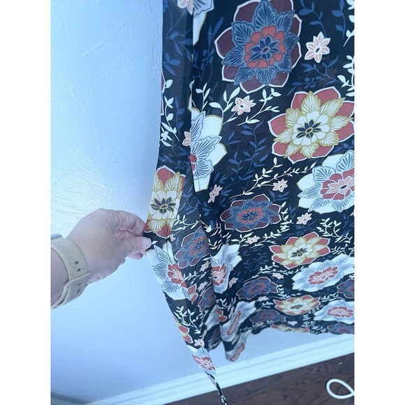 Vtg  Y2K Forever 21 Maxi Dress Size Small Black Whimsey Goth Fairy Grunge Gypsy - Picture 12 of 13